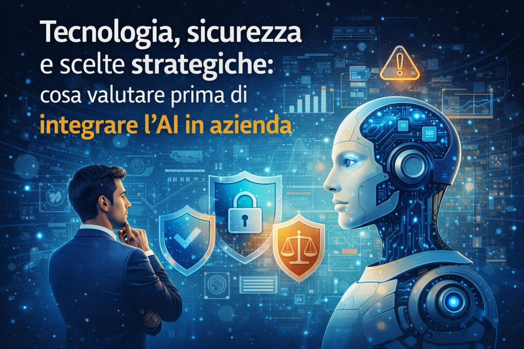 Tecnologia, sicurezza e scelte strategiche: cosa valutare prima di integrare AI