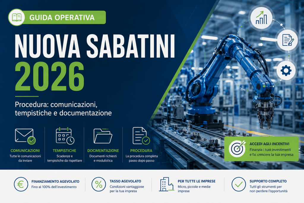 NUOVA SABATINI 2026 – Guida operativa per le PMI